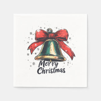 Serviette En Papier Joyeuses serviettes de Noël