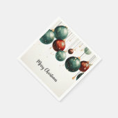 Serviette En Papier Joyeuses serviettes de Noël (Coin)