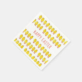 Serviette En Papier Joyeuses serviettes de Pâques (Coin)