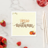 Serviette En Papier Joyeuses serviettes de vacances (En situation)