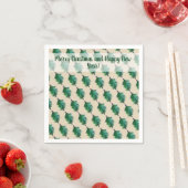 Serviette En Papier Joyeuses serviettes de vacances (En situation)