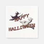 Serviette En Papier Joyeuses serviettes Halloween (Devant)