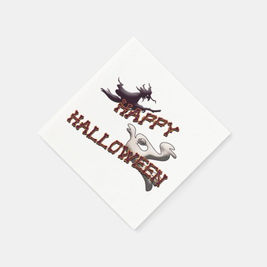 Serviette En Papier Joyeuses serviettes Halloween (Coin)