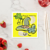 Serviette En Papier Joyeuses serviettes papier de jour St. Patrick (En situation)