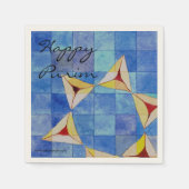 Serviette En Papier Joyeuses serviettes Purim (Devant)