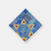 Serviette En Papier Joyeuses serviettes Purim (Coin)
