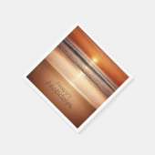 Serviette En Papier Joyeuses Vacances Dans Le Sable De Plage (Coin)