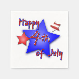 Serviette En Papier Joyeux 14 juillet