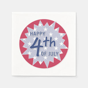 Serviette En Papier Joyeux 14 juillet