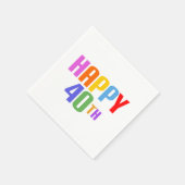 Serviette En Papier Joyeux 16ème (Coin)