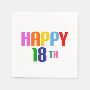 Serviette En Papier Joyeux 18e