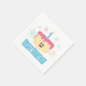 Serviette En Papier Joyeux 1er anniversaire (Coin)