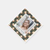 Serviette En Papier Joyeux 21e anniversaire Photo Glam Star Balloons (Coin)