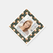 Serviette En Papier Joyeux 30e anniversaire Photo Glam Star Balloons (Coin)