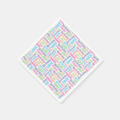 Serviette En Papier Joyeux 30e anniversaire serviettes (Coin)