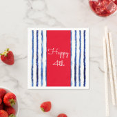 Serviette En Papier Joyeux 4 juillet (En situation)