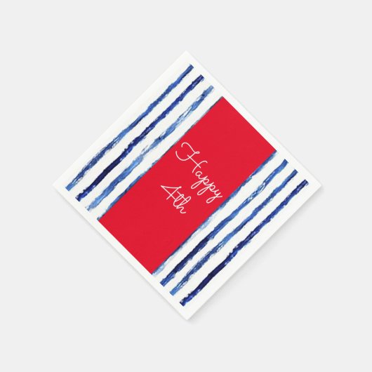 Serviette En Papier Joyeux 4 juillet (Coin)