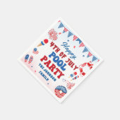 Serviette En Papier Joyeux 4 juillet Pool Party été (Coin)