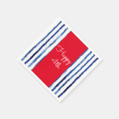 Serviette En Papier Joyeux 4ème Papier (Coin)
