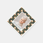 Serviette En Papier Joyeux 50e anniversaire Photo Glam Star Balloons (Coin)