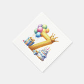 Serviette En Papier Joyeux 7ème Anniversaire (Coin)