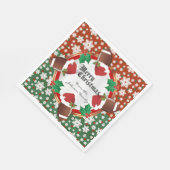Serviette En Papier Joyeux amateurs de football de Noël (Coin)
