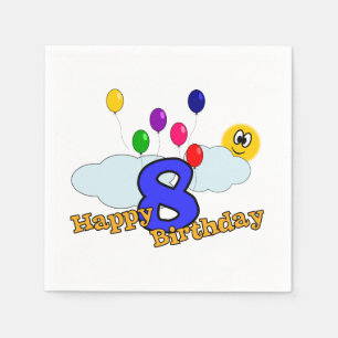 Serviette En Papier Joyeux anniversaire