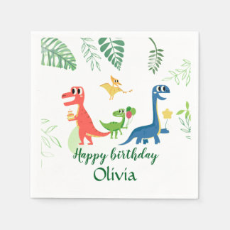 Serviette en papier joyeux anniversaire