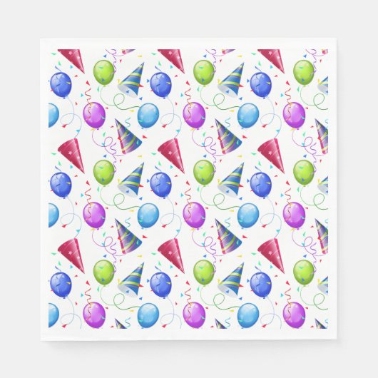 Serviette En Papier Joyeux Anniversaire (Devant)