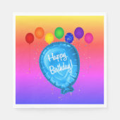 Serviette En Papier Joyeux anniversaire ! ! (Devant)