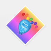 Serviette En Papier Joyeux anniversaire ! ! (Coin)