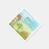 Serviette En Papier Joyeux anniversaire (Coin)