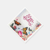 Serviette En Papier Joyeux anniversaire (Coin)