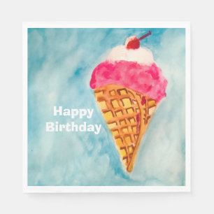 Serviette En Papier Joyeux anniversaire