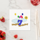 Serviette En Papier Joyeux anniversaire (En situation)