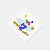 Serviette En Papier Joyeux anniversaire (Coin)