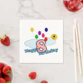 Serviette En Papier Joyeux anniversaire (En situation)