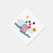 Serviette En Papier Joyeux anniversaire (Coin)