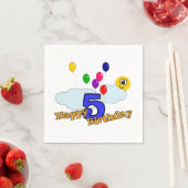 Serviette En Papier Joyeux Anniversaire (En situation)