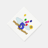 Serviette En Papier Joyeux Anniversaire (Coin)
