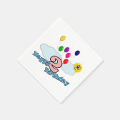 Serviette En Papier Joyeux anniversaire (Coin)