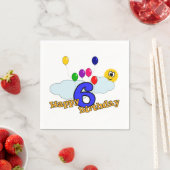 Serviette En Papier Joyeux anniversaire (En situation)