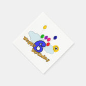 Serviette En Papier Joyeux anniversaire (Coin)