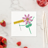 Serviette En Papier Joyeux Anniversaire (En situation)