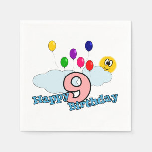 Serviette En Papier Joyeux anniversaire