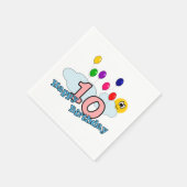 Serviette En Papier Joyeux Anniversaire (Coin)