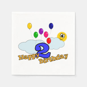 Serviette En Papier Joyeux anniversaire