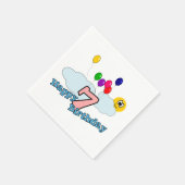 Serviette En Papier Joyeux Anniversaire (Coin)