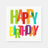 Serviette En Papier Joyeux anniversaire