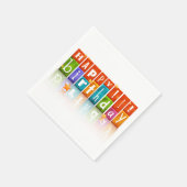 Serviette En Papier Joyeux anniversaire (Coin)